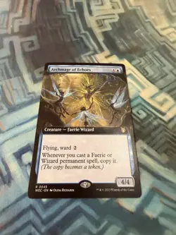 MTG Extended Art Archmage of Echoes NM Unplayed Commander: Wilds of Eldraine - Image 2