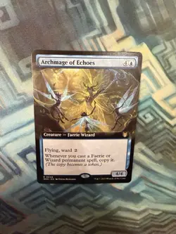 MTG Extended Art Archmage of Echoes NM Unplayed Commander: Wilds of Eldraine - Image 3