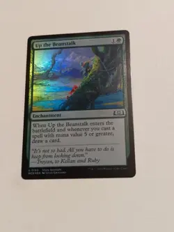 ​​​Up the Beanstalk [Wilds of Eldraine] - Near Mint Foil​​​ 0195 - Image 1