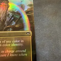 Rare 2023 Magic: The Gathering Command Tower FOIL Borderless 0659 NM+ Commander - Image 4