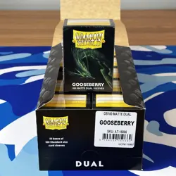 Dual Matte Gooseberry Case Display Dragon Shield Standard Size Sleeves - 10 Pack - Image 1