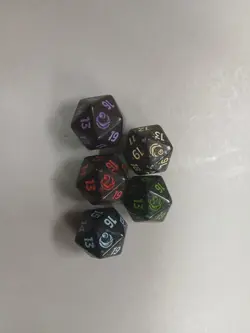 MTG - Lorwyn Eclipsed Spindown Set Of 5 - Image 1