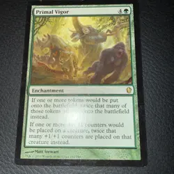 MTG Primal Vigor Magic: The Gathering Commander 2013 Rare #162 - Image 1