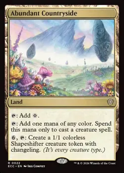 Abundant Countryside (NM) Land Any Colour MTG Discount: 5+ Magic Singles - Image 1