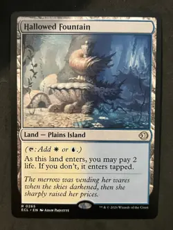 Hallowed Fountain Rare Regular ECL 0265 MtG Lorwyn Eclipsed NM - Image 1