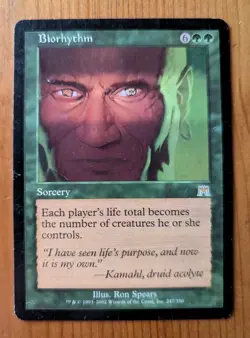 Biorhythm - Onslaught - Lightly Played - Magic the Gathering - Image 1
