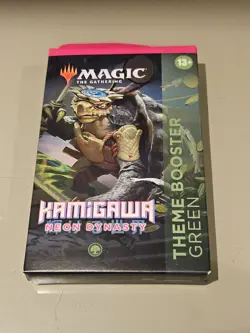 Magic The Gathering KAMIGAWA Neon Dynasty BOOSTER PACK 35 Green Theme SEALED BOX - Image 1