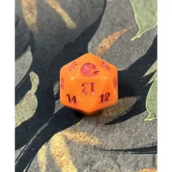 Magic the Gathering From the Annihilation Orange D20 Spindown - Image 1