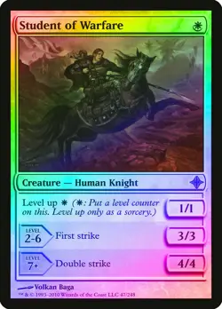 mtg magic student of warfare FOIL ENGLISH etudiante de la guerre rise of eldrazi - Image 1