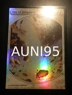 mtg magic day of judgment FOIL MPR ENGLISH promo extended borderless reward - Image 1