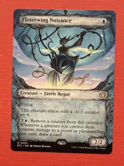 Mtg ECL Lorwyn - Showcase - Flitterwing Nuisance - NM - Image 1