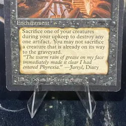 Magic the Gathering - Gate to Phyrexia - Antiquities - Enchantment - Regular - Image 4