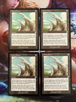 MTG Retro Frame Ivory Tower x4 UNC Brothers War NM - Image 1