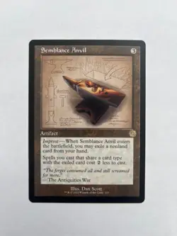 MTG Semblance Anvil (Schematic) The Brothers' War: Retro Frame Artifacts #115 NM - Image 1