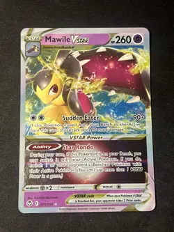 Mawile VSTAR 071/195 Silver Tempest Ultra Rare Holo Pokemon TCG Card NM - Image 1