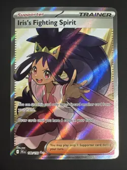 Iris's Fighting Spirit Ultra Rare SV09: Journey Together 180/159 Pokemon TCG NM - Image 1