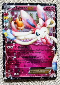 Pokemon XY Generations Radiant Collection Sylveon EX 2016 RC21/RC32 MP - Image 3