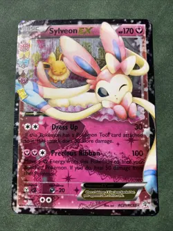 Pokemon XY Generations Radiant Collection Sylveon EX 2016 RC21/RC32 MP - Image 1