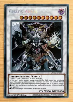 Chaos Angel CYAC-EN044 Secret Rare 1st Edition Yugioh NM - Image 1