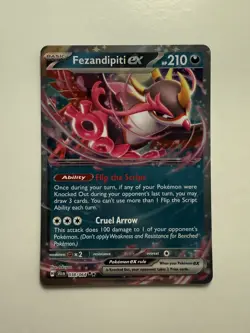 Fezandipiti ex 038/064 - Double Rare - Pokemon TCG - Shrouded Fable - NM - Image 1