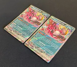 (2x) Fezandipiti EX 038/064 Double Rare Pokemon TCG Card Shrouded Fable NM - Image 3