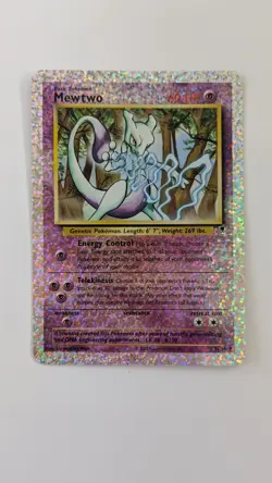 2002 Pokemon Mewtwo S4/S4 Legendary Collection BOX TOPPER Reverse Holo Jumbo - Image 1