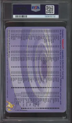 2002 Pokemon Legendary Collection Box Topper Jumbo #S3 Dark Raichu NM-MT PSA 8 - Image 2