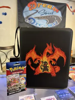 Chelsond Go Pokemon Card Collector Binder w/ 40 9 Slot Pages With 25 Card Pack - Image 1