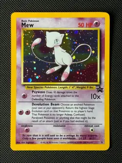 Pokemon Cards Mew 9 Holo Wizards Black Star Promos Promo NM - Image 1