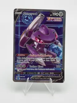 Genesect V (Full Art) 254/264 SWSH08: Fusion Strike Holo Pokemon TCG NM - Image 1