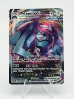 Metagross VMAX 113/198 SWSH06: Chilling Reign Holo Pokemon TCG NM - Image 1