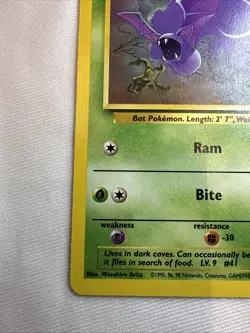 Pokemon TCG - Team Rocket Unlimited 70/82 Zubat Common - NM - Image 4