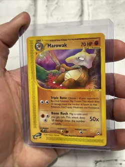 Pokemon Card - Aquapolis 54/147 - MAROWAK (uncommon) - LP+ Vintage Vtg Nintendo - Image 2