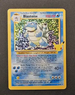 Pokemon TCG Blastoise 2/102 Celebrations Classic Collection Holo Rare Card - Image 1
