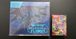 Pokemon Phantasmal Flames ETB + Booster Bundle Sealed New - Image 1