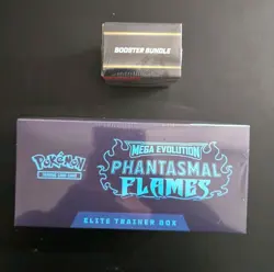 Pokemon Phantasmal Flames ETB + Booster Bundle Sealed New - Image 4