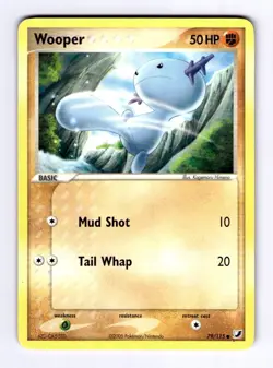 Wooper Unseen Forces #79 (2005) Common LP Pokemon - Image 1
