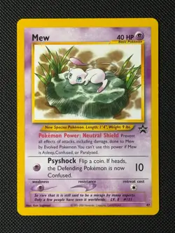 Pokemon Cards Mew 47 Wizards Black Star Promos Promo NM - Image 1
