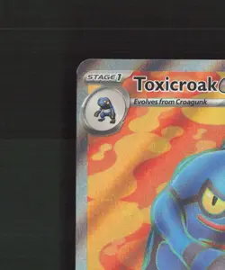 Toxicroak ex 232/198 Scarlet & Violet Full Art Ultra Rare Holo Pokemon Card LP - Image 3