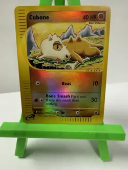 Pokemon Cubone 40 HP Basic Expedition Base Set 103/165 Reverse Holo 2002 - Image 1