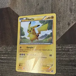 Pikachu Pokemon 115/114 Black & White Rare Holo VLP See - Image 2