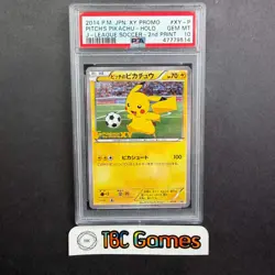 Pitch's Pikachu J League Soccer XY 1st 2nd Print Japanese Sequential PSA 10 - Image 5