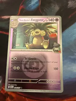 Team Rocket’s Exeggutor 078/217 Energy Reverse Holo Rare Pokemon Ascended Heroes - Image 1