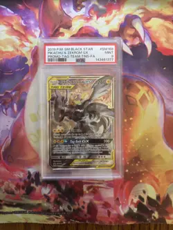 Pikachu & Zekrom GX SM168 Promo Pokemon Card PSA 9 - Image 1