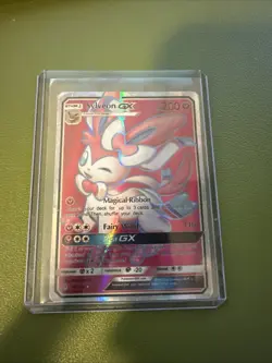 Pokemon TCG Sylveon GX Guardians Rising Holo Full Art Ultra Rare Card 140/145 - Image 1