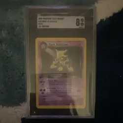 Pokemon Dark Alakazam Team Rocket 1st Edition Rare SGC 8 Graded Card #18 2000 - Image 1
