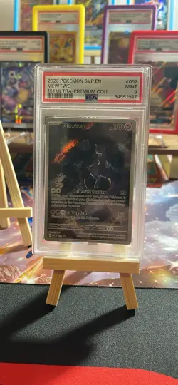 Pokemon 2023 SVP #52 Mewtwo 151 UPC Promo PSA 9 - Image 1