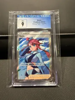 Skyla Pokemon (2021) Shining Fates - 072/072 CGC Graded Mint 9 - Image 1