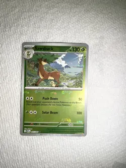 Pokemon TCG Sawsbuck (Master Ball Pattern) 007/086 SV11W: White Flare Holo NM - Image 1