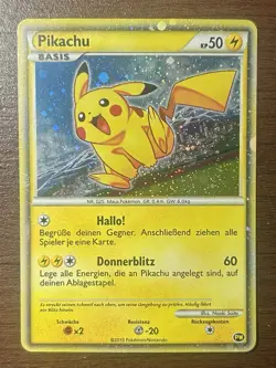 Pokemon TCG Pikachu World Collection PW Holo Promo German - Image 1